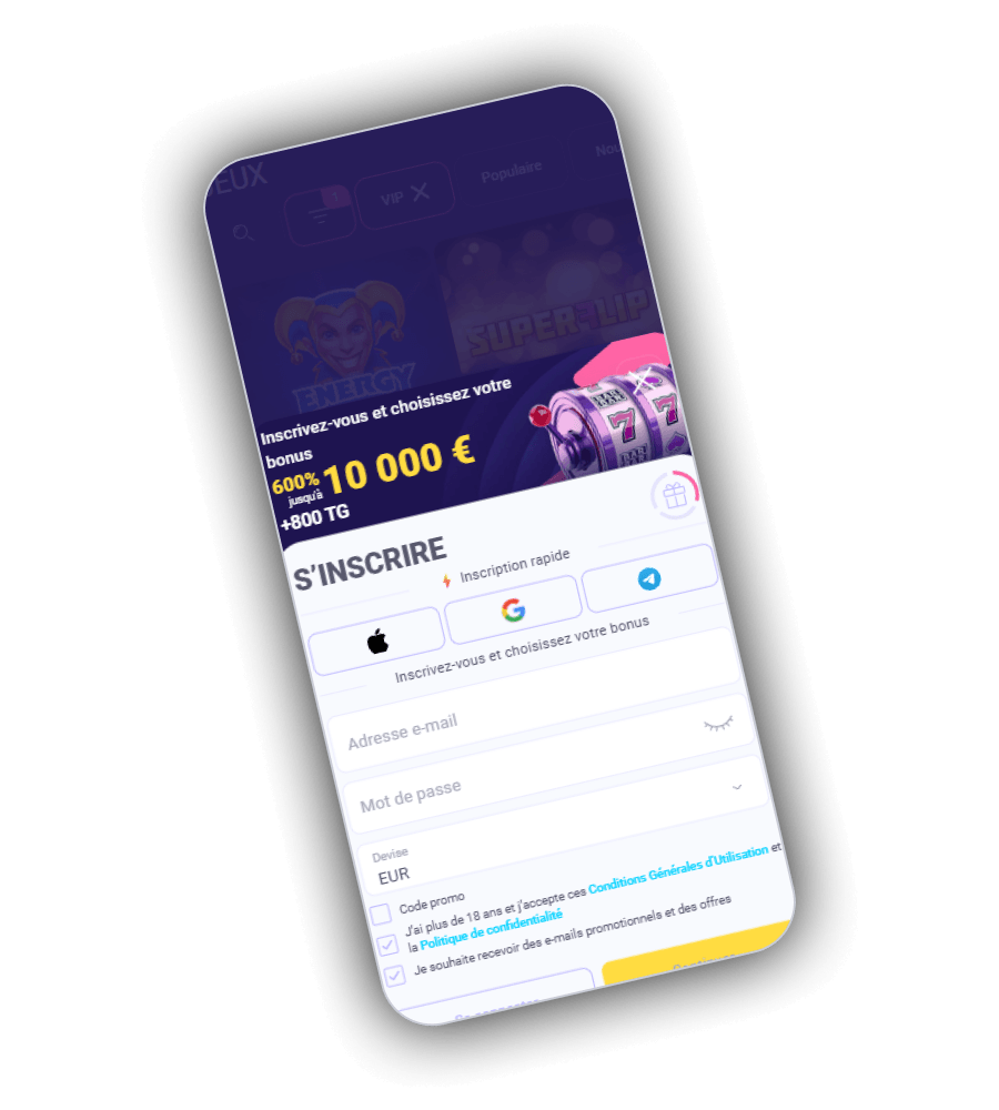 Inscription au casino IgoBet